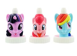 Size: 355x260 | Tagged: safe, derpibooru import, pinkie pie, rainbow dash, twilight sparkle, earth pony, pegasus, pony, cap, drink, good2grow, hat, my little pony