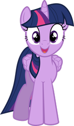 Size: 686x1165 | Tagged: safe, artist:couldysky, derpibooru import, twilight sparkle, twilight sparkle (alicorn), alicorn, pony, cute, female, looking at you, mare, simple background, solo, transparent background, twiabetes, vector