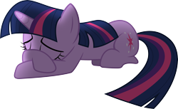 Size: 6000x3660 | Tagged: safe, artist:sairoch, derpibooru import, twilight sparkle, magical mystery cure, absurd resolution, sad, simple background, solo, transparent background, vector