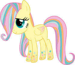 Size: 6993x6000 | Tagged: safe, artist:serenawyr, fluttershy, pegasus, pony, season 4, absurd resolution, female, filly, filly fluttershy, rainbow power, solo, younger