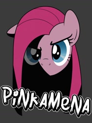 Size: 774x1032 | Tagged: safe, artist:drawponies, pinkie pie, earth pony, pony, pinkamena diane pie, shirt design, solo