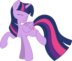 Size: 6529x5556 | Tagged: safe, artist:hawk9mm, derpibooru import, twilight sparkle, twilight sparkle (alicorn), alicorn, pony, absurd resolution, eyes closed, female, happy, mare, simple background, solo, transparent background, vector