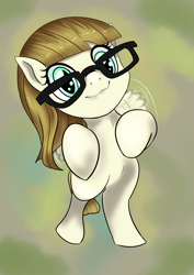 Size: 2894x4093 | Tagged: safe, artist:chrisgotjar, zippoorwhill, pegasus, pony, cute, female, filly, flying, glasses, newbie artist training grounds, solo, solo female, zippoorbetes