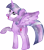 Size: 4844x5500 | Tagged: safe, artist:theshadowstone, derpibooru import, twilight sparkle, twilight sparkle (alicorn), alicorn, crystal pony, pony, absurd resolution, crystal alicorn, crystal twilight, crystallized, female, mare, simple background, solo, transparent background, vector