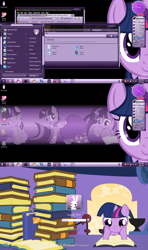 Size: 1366x2304 | Tagged: safe, derpibooru import, twilight sparkle, computer, customization, desktop, icon, theme, wallpaper, windows, windows 7