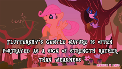 Size: 500x281 | Tagged: safe, screencap, fluttershy, pegasus, pony, the cutie mark chronicles, feminism is magic, filly