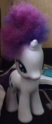 Size: 779x1840 | Tagged: safe, rarity, pony, unicorn, afro, female, horn, mare, toy, white coat