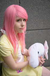 Size: 801x1200 | Tagged: safe, artist:margotlarue, fluttershy, human, cosplay, irl, irl human, photo, solo