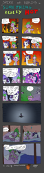 Size: 1280x4985 | Tagged: safe, artist:greenlinzerd, derpibooru import, rarity, spike, twilight sparkle, dragon, pony, unicorn, comic, female, male, older, shipping, sparity, straight