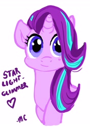 Size: 2200x3100 | Tagged: safe, artist:pelvicvelvet, starlight glimmer, pony, unicorn, smiling, solo