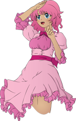 Size: 580x915 | Tagged: safe, artist:sundownglisten, pinkie pie, human, humanized, solo