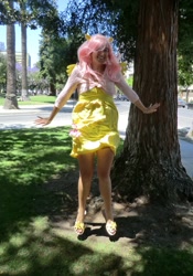 Size: 800x1146 | Tagged: safe, artist:kirihearts, fluttershy, human, cosplay, irl, irl human, photo, solo