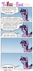 Size: 1529x3304 | Tagged: safe, artist:redapropos, derpibooru import, twilight sparkle, twilight sparkle (alicorn), alicorn, pony, comic, female, mare, meta, solo