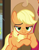 Size: 655x834 | Tagged: safe, screencap, applejack, earth pony, pony, pinkie apple pie, lidded eyes, looking at you, out of context