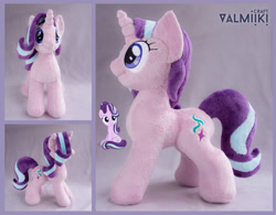 Size: 2629x2050 | Tagged: safe, artist:valmiiki, starlight glimmer, pony, unicorn, plushie, solo