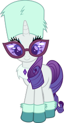 Size: 3155x6000 | Tagged: safe, artist:magister39, rarity, pony, unicorn, tanks for the memories, clothes, coat, dr. zhivago, glasses, hat, simple background, solo, transparent background, ushanka, vector, winter outfit