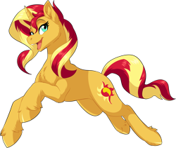 Size: 1712x1442 | Tagged: safe, artist:fizzy-dog, sunset shimmer, pony, unicorn, female, mare, open mouth, simple background, smiling, solo, transparent background