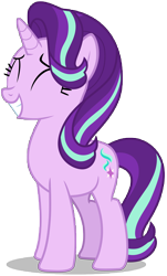 Size: 7832x13000 | Tagged: safe, artist:famousmari5, starlight glimmer, pony, unicorn, to change a changeling, absurd resolution, eager, eyes closed, female, simple background, smiling, solo, transparent background, vector