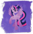 Size: 901x916 | Tagged: safe, artist:rariedash, derpibooru import, part of a set, twilight sparkle, twilight sparkle (alicorn), alicorn, pony, cutie mark, cutie mark background, female, hooves, horn, lineless, mare, raised hoof, smiling, solo, spread wings, wings