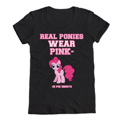 Size: 894x894 | Tagged: safe, artist:ronaldhennessy, pinkie pie, earth pony, pony, clothes, female, mare, pink coat, pink mane, shirt