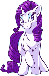 Size: 511x777 | Tagged: safe, artist:fizzy-dog, rarity, pony, unicorn, female, horn, mare, solo, white coat