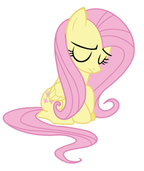 Size: 5000x5935 | Tagged: safe, artist:koshakevich, fluttershy, pegasus, pony, absurd resolution, simple background, solo, transparent background, vector