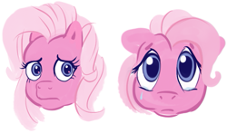 Size: 767x452 | Tagged: safe, artist:colossalstinker, pinkie pie, earth pony, pony, g3, g3.5, crying, duality, sad, solo