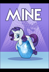 Size: 1500x2200 | Tagged: safe, artist:zombie, rarity, pony, unicorn, gem, shiny