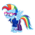 Size: 270x270 | Tagged: safe, derpibooru import, rainbow dash, pegasus, pony, 80s, gameloft, glam rock dash, makeup, retro, simple background, solo, transparent background, vector