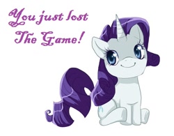 Size: 626x489 | Tagged: safe, artist:loyaldis, rarity, pony, unicorn, cute, edited by gildor, solo, the game