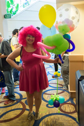 Size: 4571x6849 | Tagged: safe, pinkie pie, human, absurd resolution, babscon, cosplay, irl, irl human, photo