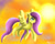 Size: 1280x1024 | Tagged: safe, artist:maximkischine59, fluttershy, pegasus, pony, original art, sai tool, solo, sunset