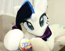 Size: 800x630 | Tagged: safe, artist:girlieginger, rarity, fursuit, ice cream, irl, japan, japan ponycon, photo