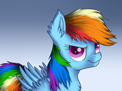 Size: 1600x1200 | Tagged: safe, artist:luminousdazzle, derpibooru import, rainbow dash, pegasus, pony, fluffy, solo