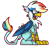 Size: 1024x940 | Tagged: safe, artist:dizzee-toaster, derpibooru import, rainbow dash, griffon, griffonized, rainbow griffon, simple background, solo, species swap, transparent background