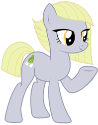 Size: 1024x1298 | Tagged: safe, artist:blah23z, derpy hooves, limestone pie, pegasus, pony, female, mare, recolor, solo