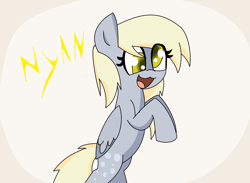 Size: 3744x2736 | Tagged: safe, artist:nederside, derpy hooves, pegasus, pony, cute, female, mare, nyan, solo