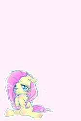 Size: 1000x1500 | Tagged: safe, artist:takuan_lte, fluttershy, pegasus, pony, female, mare, pixiv, solo