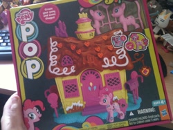 Size: 1280x960 | Tagged: safe, pinkie pie, irl, official, photo, sugarcube corner, toy