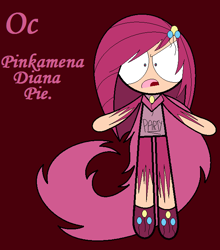 Size: 596x678 | Tagged: safe, artist:pinkamena-diana-pie, pinkie pie, human, humanized, pinkamena diane pie, solo