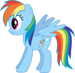 Size: 6600x6400 | Tagged: safe, artist:skie-vinyl, derpibooru import, rainbow dash, pegasus, pony, absurd resolution, frown, simple background, solo, spread wings, svg, transparent background, vector