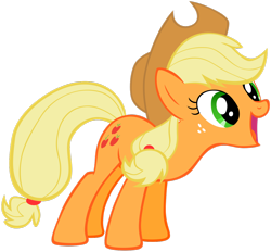Size: 1280x1186 | Tagged: artist needed, safe, applejack, earth pony, pony, simple background, solo, transparent background, vector