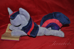 Size: 902x599 | Tagged: safe, artist:blindfaith-boo, derpibooru import, twilight sparkle, beanie (plushie), irl, photo, plushie