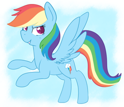 Size: 500x434 | Tagged: safe, artist:pegacornss, derpibooru import, rainbow dash, pegasus, pony, backwards cutie mark, solo