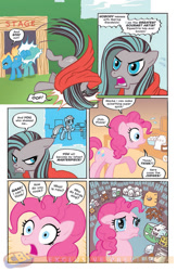 Size: 900x1384 | Tagged: safe, artist:carla speed mcneil, idw, applejack, marine sandwich, pinkie pie, earth pony, pony, spoiler:comic, spoiler:comicff01, angry, idw advertisement, milk and cheese, preview