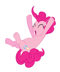 Size: 3023x3600 | Tagged: safe, artist:slb94, pinkie pie, earth pony, pony, too many pinkie pies, simple background, solo, transparent background, vector