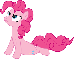 Size: 7130x5731 | Tagged: safe, artist:slb94, pinkie pie, earth pony, pony, too many pinkie pies, absurd resolution, simple background, solo, transparent background, vector