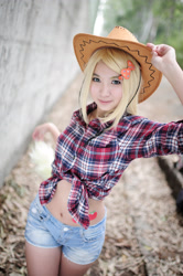 Size: 2832x4256 | Tagged: safe, artist:zonderdidi, applejack, human, cosplay, irl, irl human, photo, solo