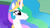 Size: 1366x768 | Tagged: safe, screencap, princess celestia, alicorn, pony, the best night ever, female, horn, mare, multicolored mane, solo, white coat