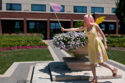 Size: 4288x2848 | Tagged: safe, artist:wirthfotos, fluttershy, human, clothes, cosplay, dress, irl, irl human, photo, solo